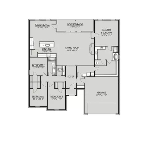 Floorplan - 243 Olivia Dr, Luling, LA 70070 photo 1 of 1
