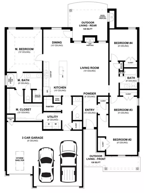 Floorplan - 932 Hydrangea Way, Edmond, OK 73034 photo 1 of 1
