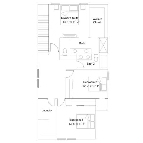 Floorplan - 6430 E Peralta Way, Fresno, CA 93727 photo 2 of 2