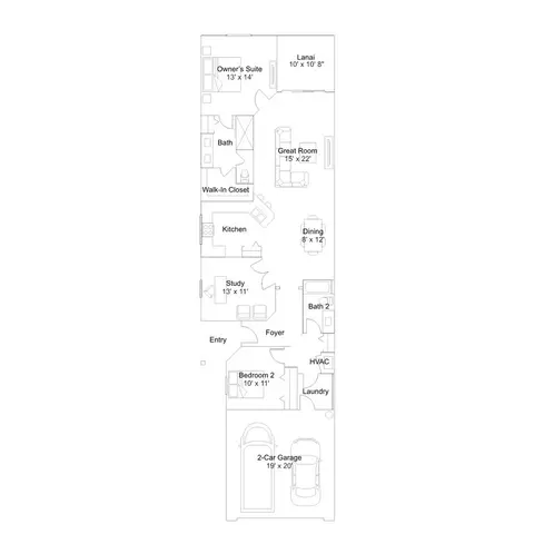 Floorplan - 22108 Rustic Ranch Ln, Estero, FL 33928 photo 1 of 1
