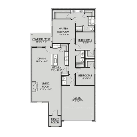 Floorplan - 75106 Pine River Dr, Covington, LA 70435 photo 1 of 1