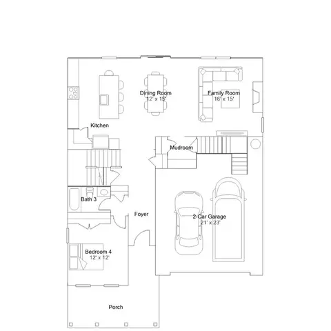 Floorplan - 3413 Dench Dr, Murfreesboro, TN 37130 photo 1 of 2