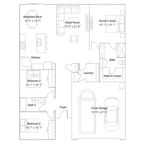 Floorplan - 306 Kingscote Way, King, NC 27021 photo 1 of 1