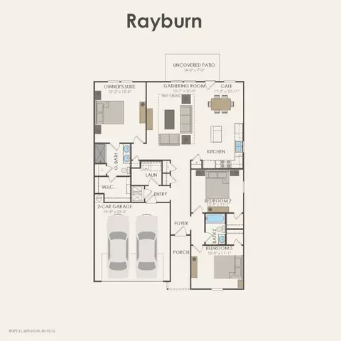 Floorplan - 6509 Adderly Rd, Pilot Point, TX 76258 photo 1 of 1