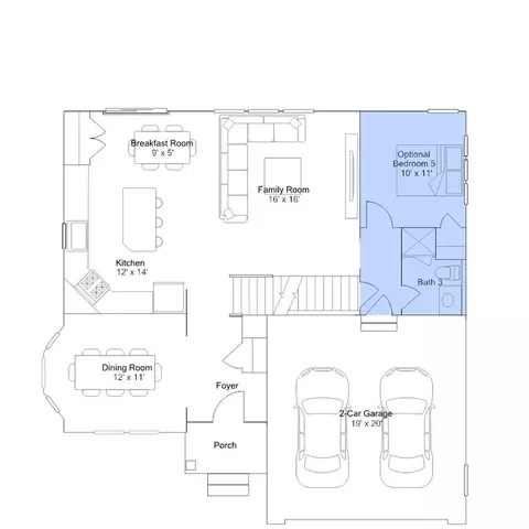 Floorplan - 4005 Aydon Pl, La Plata, MD 20646 photo 3 of 17