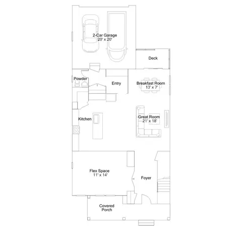 Floorplan - 6615 Greenleigh Ave, Middle River, MD 21220 photo 1 of 8
