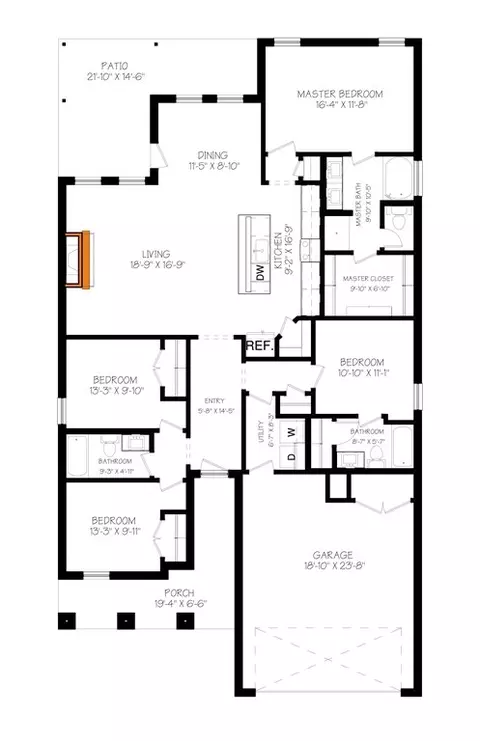 Floorplan - 6009 Viola Ave, Lubbock, TX 79407 photo 1 of 1