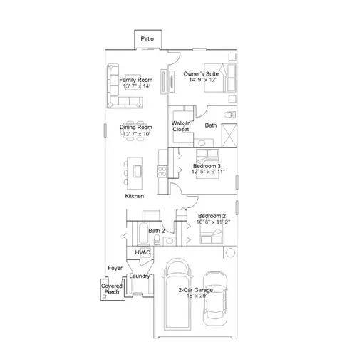 Floorplan - 14507 Bluewater Rd, Punta Gorda, FL 33982 photo 1 of 1