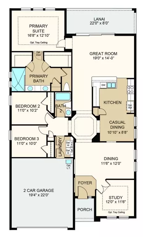 Floorplan - 3862 Windward Dr, Cocoa, FL 32926 photo 1 of 2