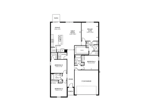 Floorplan - 2896 Wild Olive Dr, Saint Cloud, FL 34772 photo 1 of 1
