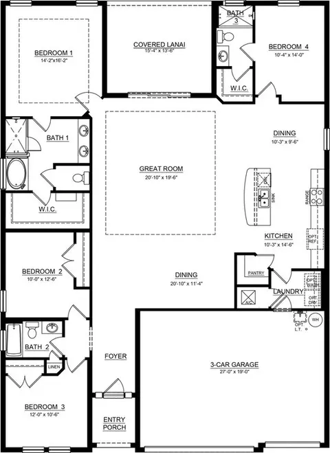 Floorplan - 5204 NW 41st Loop, Ocala, FL 34482 photo 1 of 1