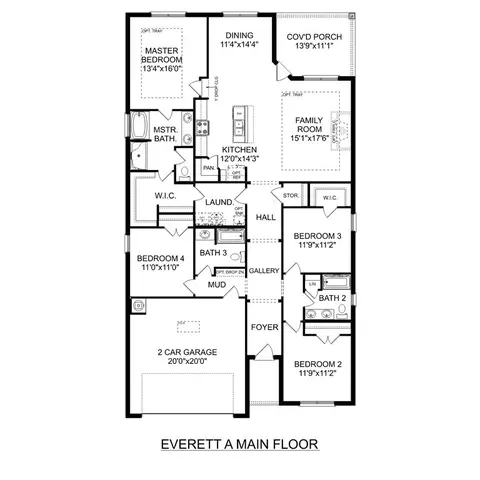 Floorplan - 35 Overland Pass, Arab, AL 35016 photo 1 of 1