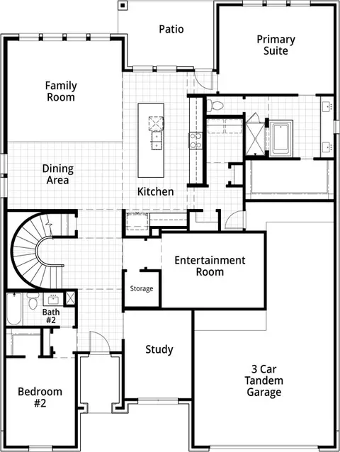 Floorplan - 325 Vale Run, Kyle, TX 78640 photo 1 of 2