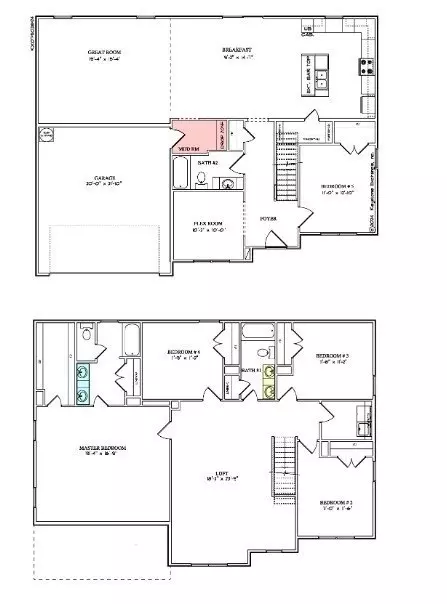 Floorplan - 1000 Vanguard Dr, Spring Hill, TN 37174 photo 1 of 1