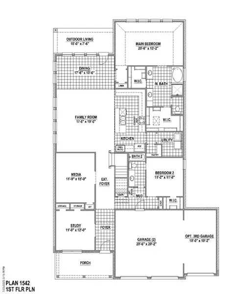 Floorplan - 2101 Baxter Rd, Celina, TX 75009 photo 1 of 3