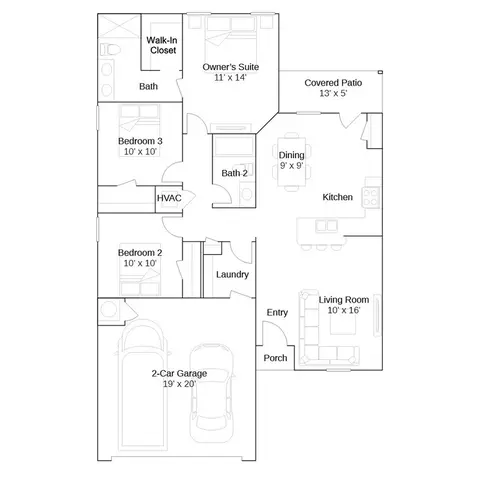Floorplan - 20395 W 193rd Ln, Spring Hill, KS 66083 photo 1 of 1