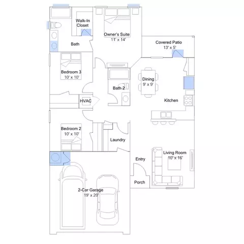 Floorplan - 20395 W 193rd Ln, Spring Hill, KS 66083 photo 2 of 5