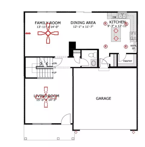 Floorplan - 2312 Castle Hill Dr, Rolla, MO 65401 photo 1 of 3