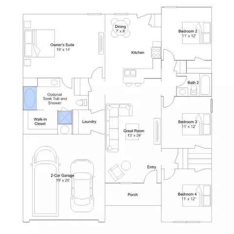 Floorplan - 1604 Westfall Rd, Noble, OK 73068 photo 1 of 1