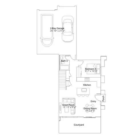 Floorplan - 2782 Bottas Privado, Ontario, CA 91762 photo 1 of 2