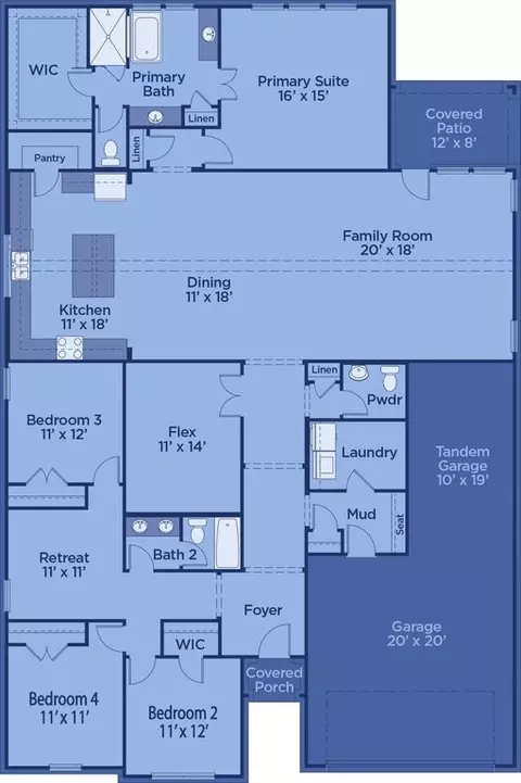 Floorplan - 2229 Pinner Ct, Celina, TX 75009 photo 1 of 1