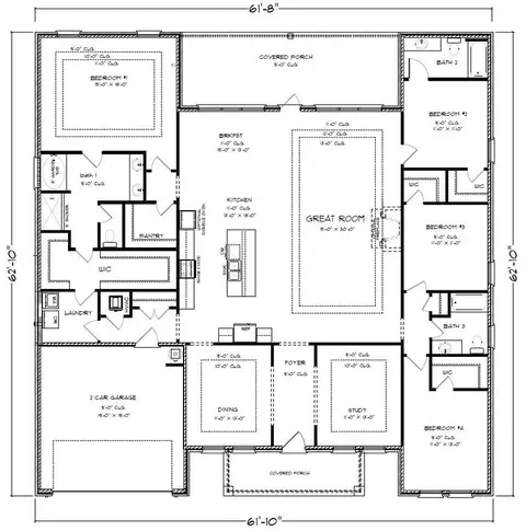 Floorplan - 9852 Summit View Cir N, Mobile, AL 36695 photo 1 of 1