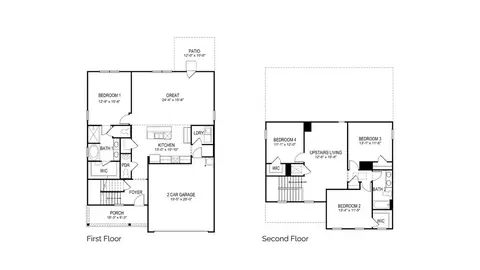 Floorplan - Knightsbridge, Alabaster, AL 35007 photo 2 of 2