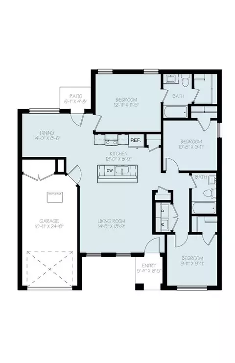 Floorplan - Undisclosed, Lubbock, TX 79407 photo 1 of 1