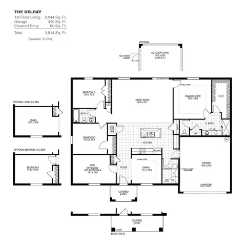 Floorplan - 13524 Spring Hill Dr, Spring Hill, FL 34609 photo 1 of 1