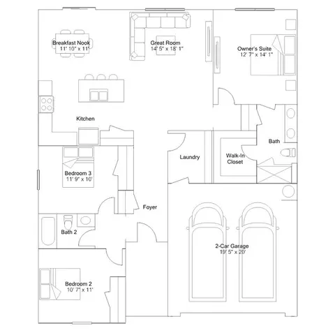 Floorplan - 331 W 18th St, Kannapolis, NC 28081 photo 1 of 1