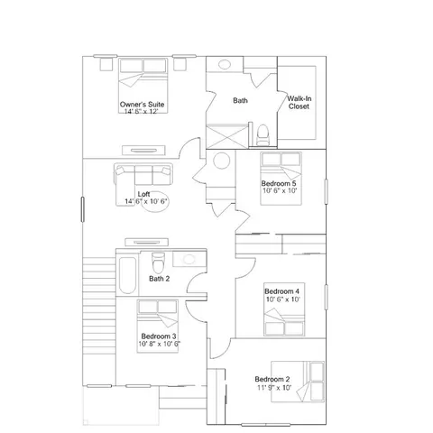 Floorplan - 430 Blossom St, Bennett, CO 80102 photo 2 of 2