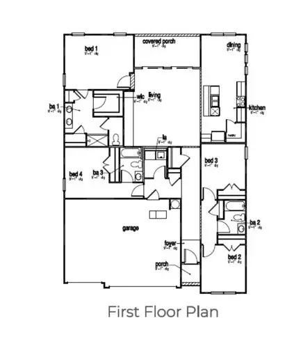 Floorplan - 191 Buckeye Rd, Guyton, GA 31312 photo 1 of 1