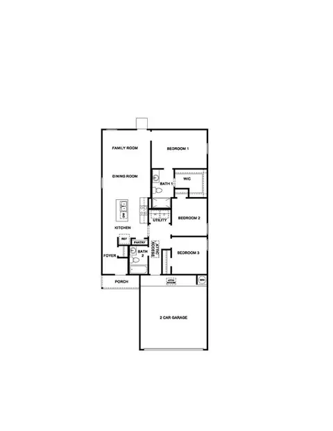 Floorplan - 120 Moonlight Graham Blvd, Ward, AR 72176 photo 1 of 1