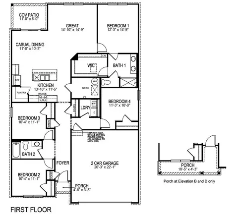 Floorplan - Haven Boulevard, Fort Wayne, IN 46804 photo 1 of 1