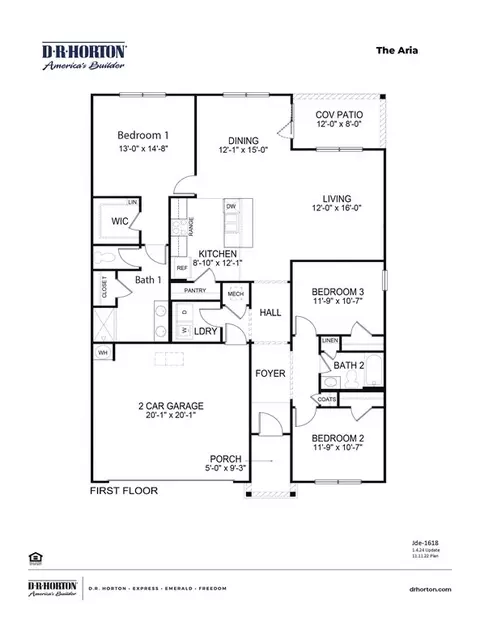 Floorplan - 3000 Royal Bluff Ln, Florence, SC 29505 photo 1 of 1