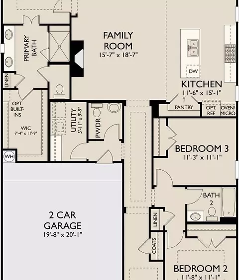 Floorplan - 2109 Tupelo Trl, Argyle, TX 76226 photo 1 of 1