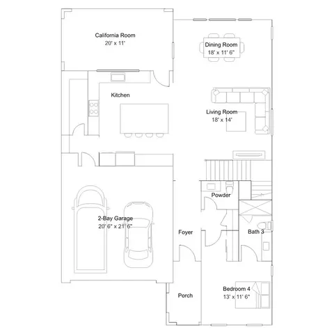 Floorplan - 27985 Plateau Ter, Valencia, CA 91355 photo 1 of 2