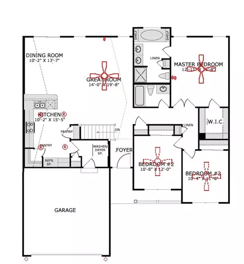 Floorplan - 1146 Bloomfield Dr, Eureka, MO 63025 photo 1 of 1
