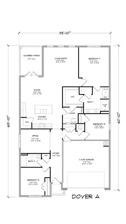 Floorplan - 7614 Anglebrook Rd S, Mobile, AL 36695 photo 1 of 1