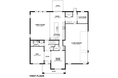 Floorplan - 3132 Solace Way, Orlando, FL 32820 photo 1 of 5
