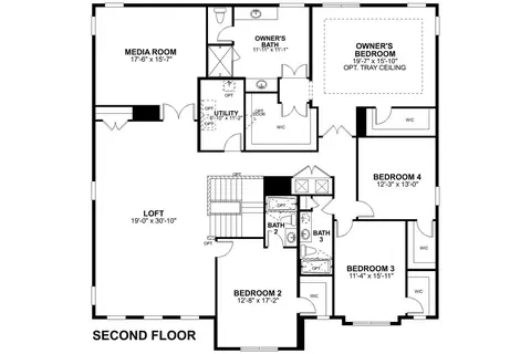 Floorplan - 3132 Solace Way, Orlando, FL 32820 photo 2 of 5