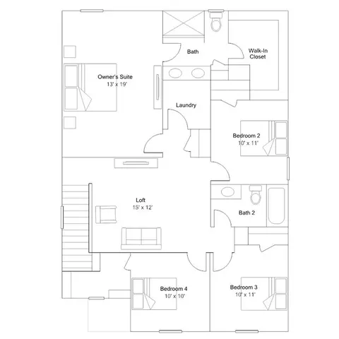 Floorplan - 44 E First St, Williamston, SC 29697 photo 2 of 2