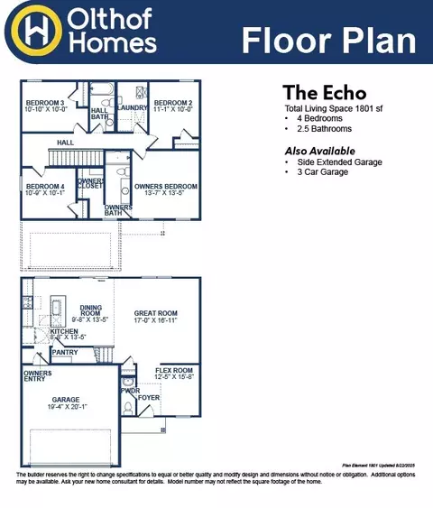 Floorplan - 2323 E 101st Ave, Crown Point, IN 46307 photo 1 of 1