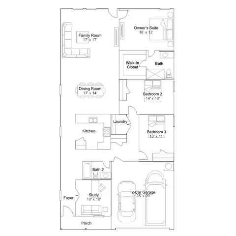 Floorplan - 19403 Hickory Branch Ct, Conroe, TX 77306 photo 1 of 1