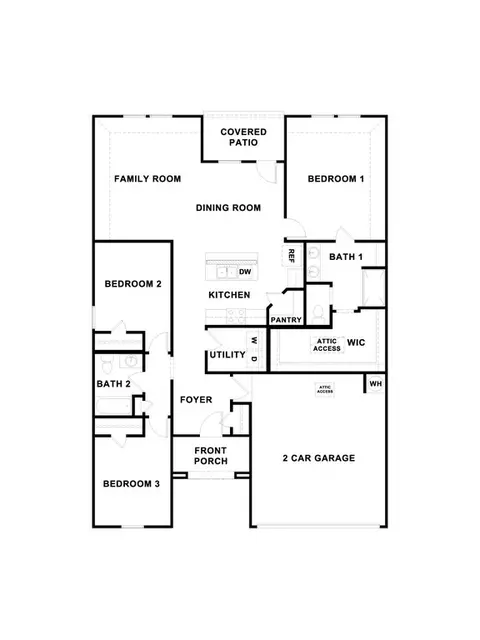 Floorplan - 336 Bollinger Blvd, Maxwell, TX 78656 photo 1 of 1