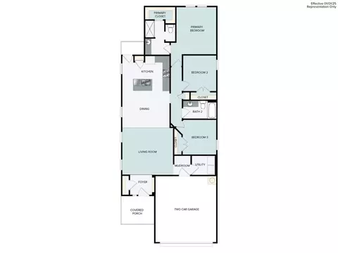 Floorplan - 441 Delta Crst, Maxwell, TX 78656 photo 1 of 1
