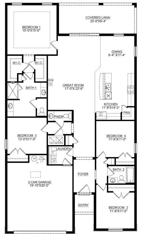 Floorplan - 12811 Seagrass Dr, Punta Gorda, FL 33955 photo 1 of 1