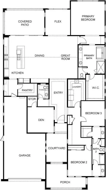 Floorplan - 1533 E Cherrywood Pl, Chandler, AZ 85249 photo 1 of 1