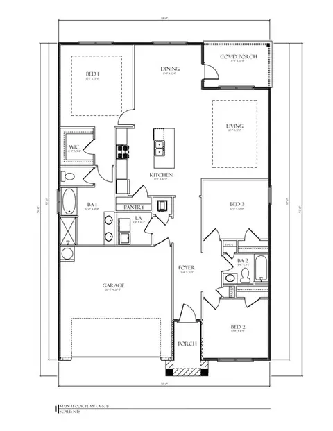 Floorplan - 3218 Harrier Rd, Pace, FL 32571 photo 1 of 1