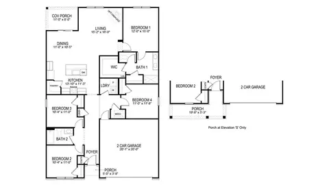 Floorplan - 7410 Irwin Oaks Rd, Corryton, TN 37721 photo 1 of 1